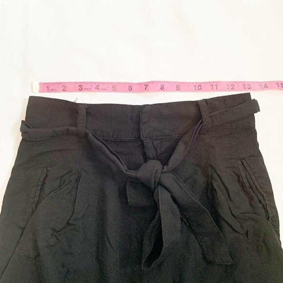 5/$25 BB Dakota by Steve Madden black high waist drawstring tie flowy shorts - 4 - Picture 7 of 9
